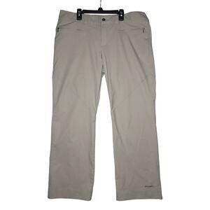 Columbia Womens 16 Short Beige Mumbai Mover Trail Hiking Outdoor Pants XL8081